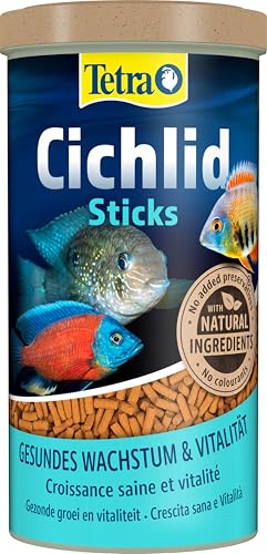 Tetra Cichlid Sticks - Fischfutter für alle Cichliden und andere große Zierfische, schwimmfähige...